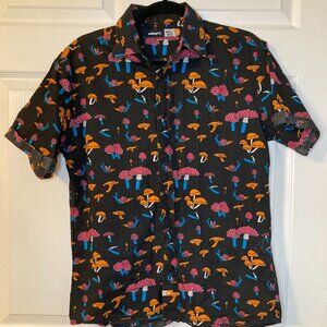 ambsn X Modest Mouse Men's Forager Short Sleeve Button-Down Shirt - Size S